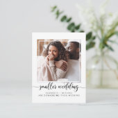 小さいダウンサイ結婚ズの写真 案内ポストカード (スタンド正面)