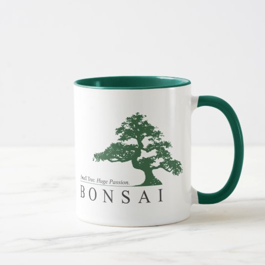 小さいツリー。情素晴らし熱。B O N S A I マグカップ (右)