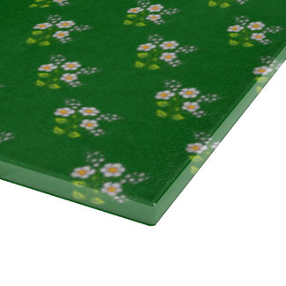 小さいデイジーピクセルアート カッティングボード