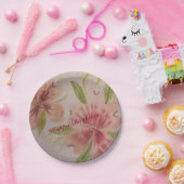 小さいデザイナーの紙プレート(Pinks) ペーパープレート (パーティー)