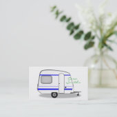 小さいトレーラーのジプシーのキャラバンThunder_Cove色 名刺 (スタンド正面)