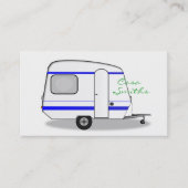 小さいトレーラーのジプシーのキャラバンThunder_Cove色 名刺 (正面)