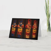 小さいドラマーの男の子のクリスマスカード シーズンカード (正面)