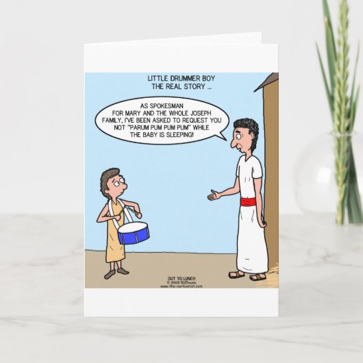 小さいドラマーの男の子 シーズンカード (正面)