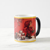 小さいドラマーの男の子 モーフィングマグカップ (正面右)