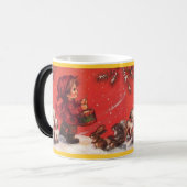 小さいドラマーの男の子 モーフィングマグカップ (正面左)