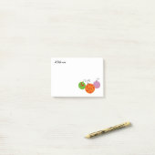 小さいノート(メリークリスマスの木の球) ポストイット (デスク上)