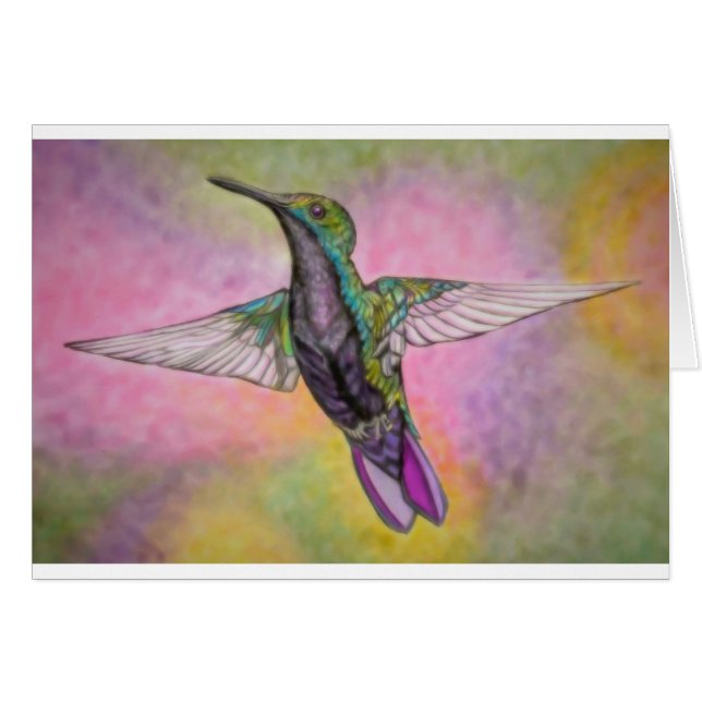 小さいハチドリ (正面横)