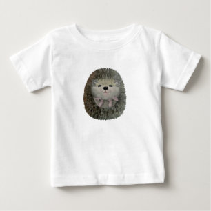 小さいハリネズミのワイシャツ ベビーTシャツ