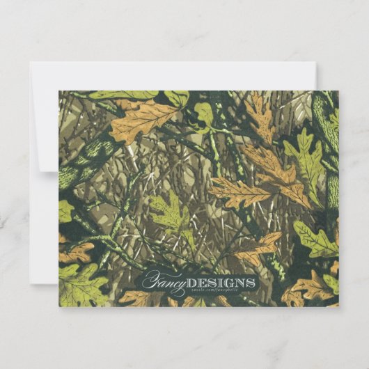 小さいハンター|の誕生の発表 案内状 (裏面)