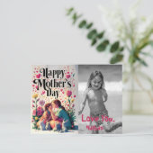 *~*小さいハートお洒落母の日の写真AP72 シーズンポストカード (スタンド正面)