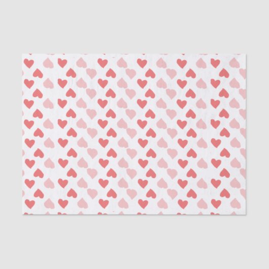 小さいハートのティッシュペーパー 薄葉紙 (正面)