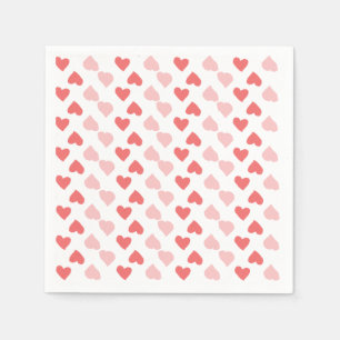 小さいハートのナプキン スタンダードカクテルナプキン