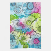 小さいハートの台所タオル キッチンタオル (縦)