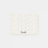 小さいハート名前を追加かわいいオフィスギフト ポストイット (正面)