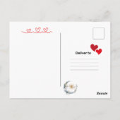 小さいハートv1 ポストカード (裏面)