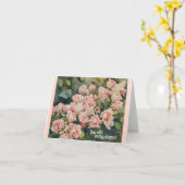 小さいバラ – あなたは私の祈りの言葉カードに カード (黄色い花)