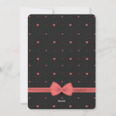 小さいバレンタインの写真カード シーズンカード (裏面)