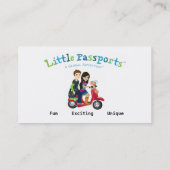 小さいパスポートの代理店の名刺 名刺 (裏面)