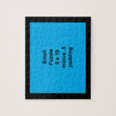 小さいパズルのテンプレート横の適合の黒BG ジグソーパズル (縦)