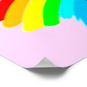 小さいパーソナライズされたが激しい体操選手のポスター ポスター (角)