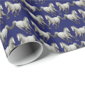 小さいヒョウのAppaloosaの馬の包装紙 ラッピングペーパー (ロールコーナー)