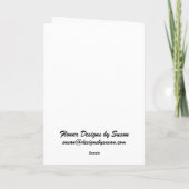 小さいピンクのシクラメン シーズンカード (裏面)