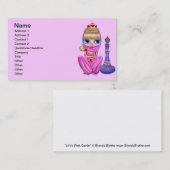 小さいピンクの魔神の名刺 名刺 (正面/裏面)