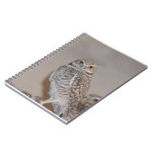 小さいフクロウ ノートブック (左側)