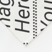 小さいフリースブランケットのテンプレート フリースブランケット (角)