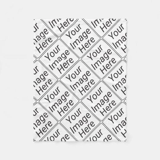 小さいフリースブランケットのテンプレート フリースブランケット (正面)