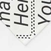 小さいフリースブランケット フリースブランケット (角)