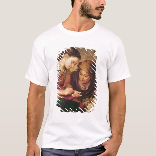 小さいフルーツ販売人の詳細、1670-75年 Tシャツ (正面)