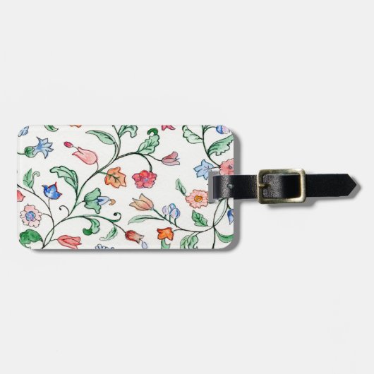 小さいフローラは荷札をツイン。 ラゲッジタグ (正面横)