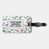 小さいフローラは荷札をツイン。 ラゲッジタグ (裏面横)