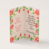 小さいフローラアクセント 名刺 (内部)