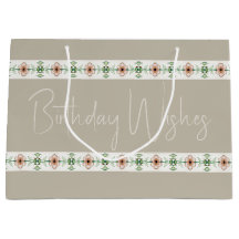 小さいフローラストライプ