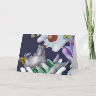 小さいブタに接吻して下さい カード