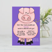 小さいブタの招待状 招待状 (スタンド正面)