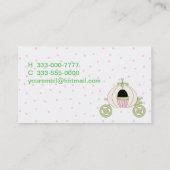 小さいプリンセスのお母さんの演劇の日付カード コーリングカード (裏面)