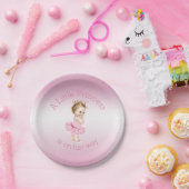 小さいプリンセスのバレリーナのベビーシャワーのピンク ペーパープレート (パーティー)