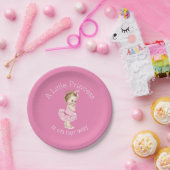 小さいプリンセスのバレリーナのベビーシャワーのピンク ペーパープレート (パーティー)