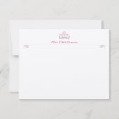 小さいプリンセスの取引状 出欠カード (正面)