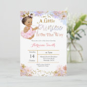 小さいプリンセスをあります方法招待に飾って下さい 招待状 (スタンド正面)