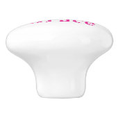 小さいプリンセス-王室のなベビーの子供部屋 セラミックノブ (側面)