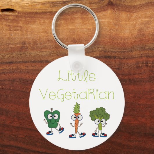 小さいベジタリアン キーホルダー (正面)