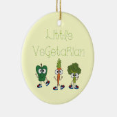 小さいベジタリアン セラミックオーナメント (右)