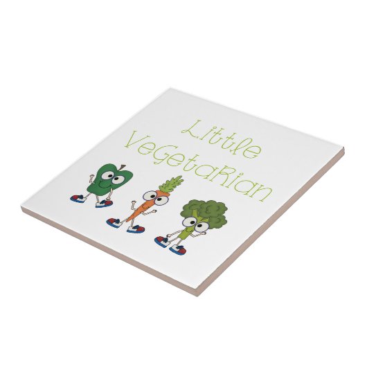 小さいベジタリアン タイル (側面)