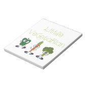 小さいベジタリアン ノートパッド (回転)