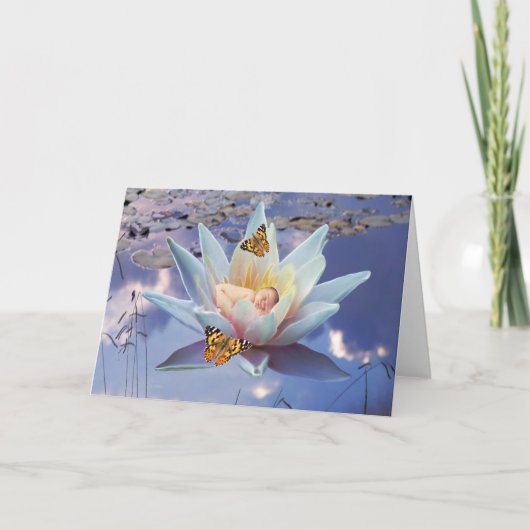 小さいベビーが寢る時 シーズンカード (正面)